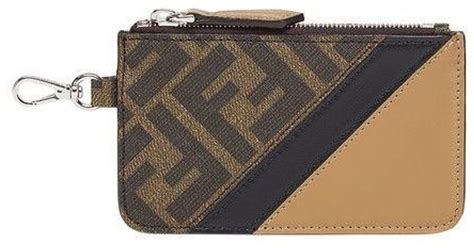 fendi key card holder|fendi card holder men.